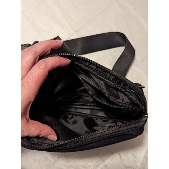 Le Mystere Black Sling Waistband Fanny Pack - Picture 7 of 10